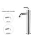 Aquabrass - ABFBMB220335 - Single Hole Bathroom Sink Faucets