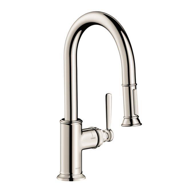 Russell HardwareAxorMontreux Prep Kitchen Faucet 2-Spray Pull-Down, 1.75 GPM in Polished Nickel