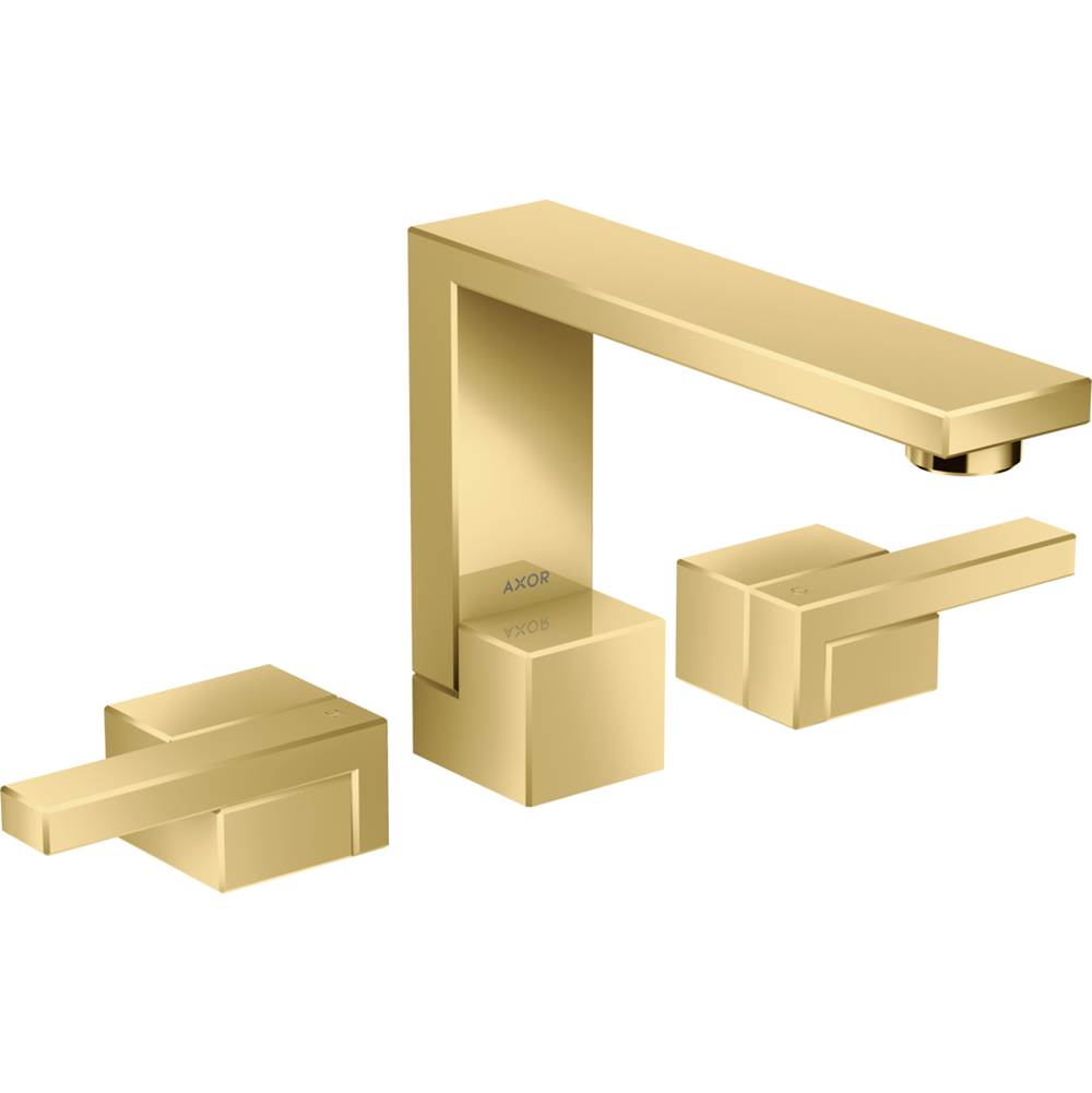 Russell HardwareAxorEdge Widespread Faucet 130, 1.2 GPM in Polished Gold Optic