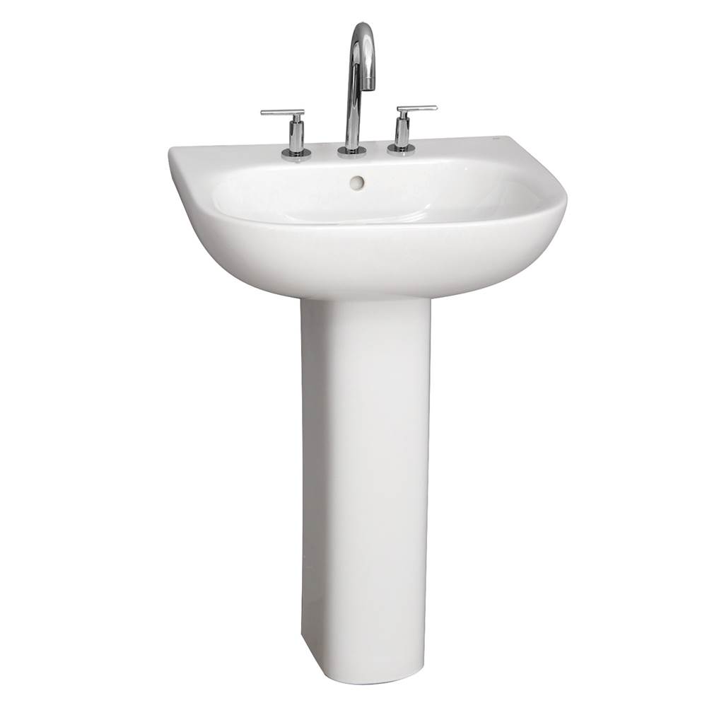 Barclay Complete Pedestal Bathroom Sinks item 3-2028WH
