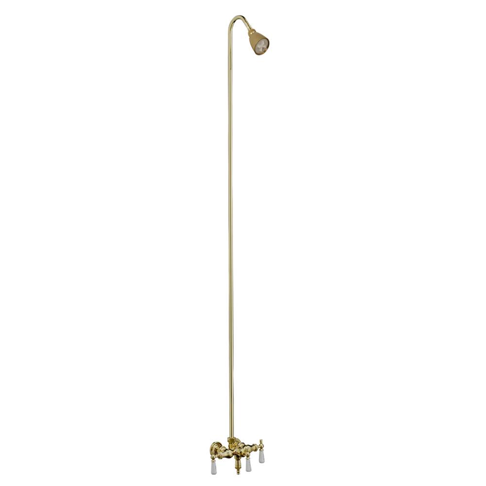 Russell HardwareBarclayDiverter Faucet, Old Style Spigot, Polished Brass