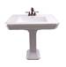 Barclay - 3-3014WH - Complete Pedestal Bathroom Sinks