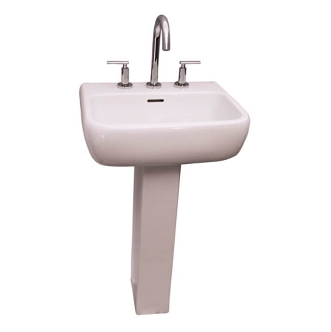 Barclay Pedestal Only Pedestal Bathroom Sinks item C/3-940WH