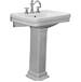 Barclay - B/3-648BQ - Complete Pedestal Bathroom Sinks