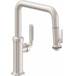 California Faucets - K30-103SQ-FL-PC - Pull Down Kitchen Faucets