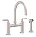 California Faucets - K30-120S-SL-LSG - Bridge Kitchen Faucets