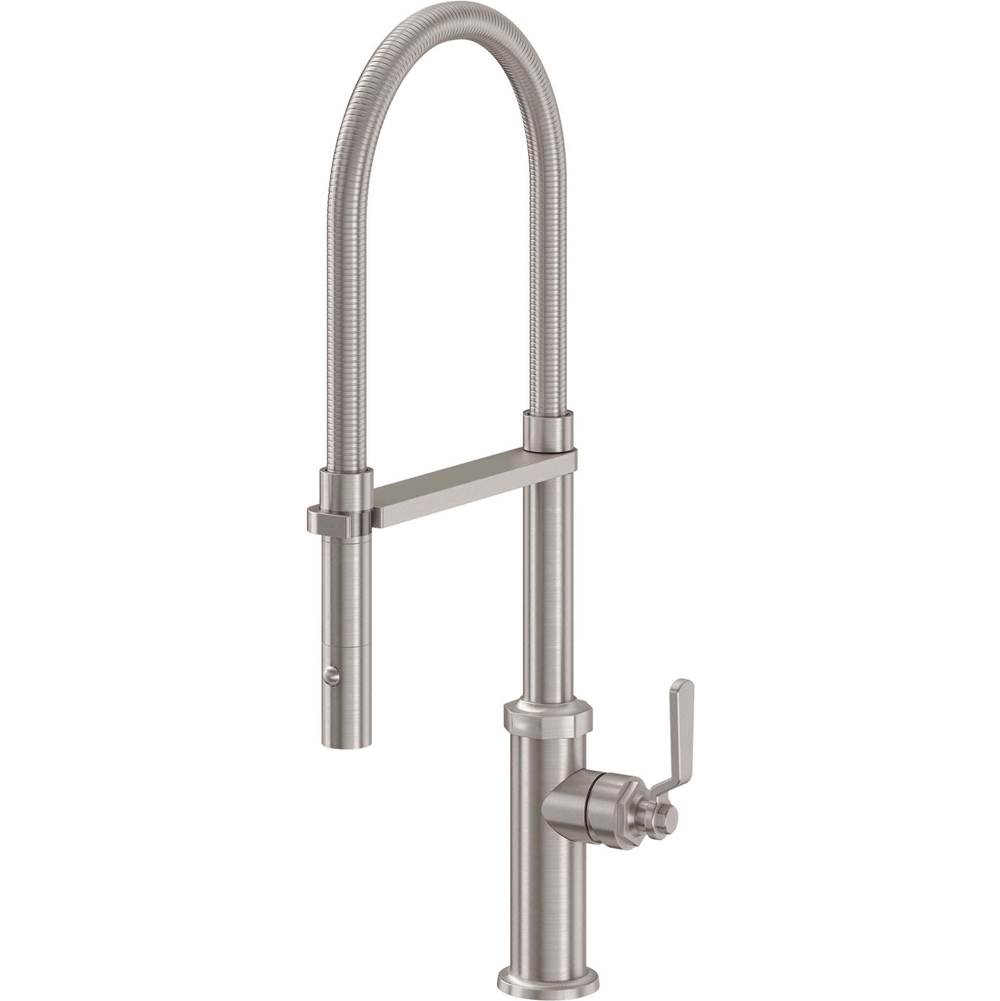 California Faucets Single Hole Kitchen Faucets item K30-150-SL-BLKN