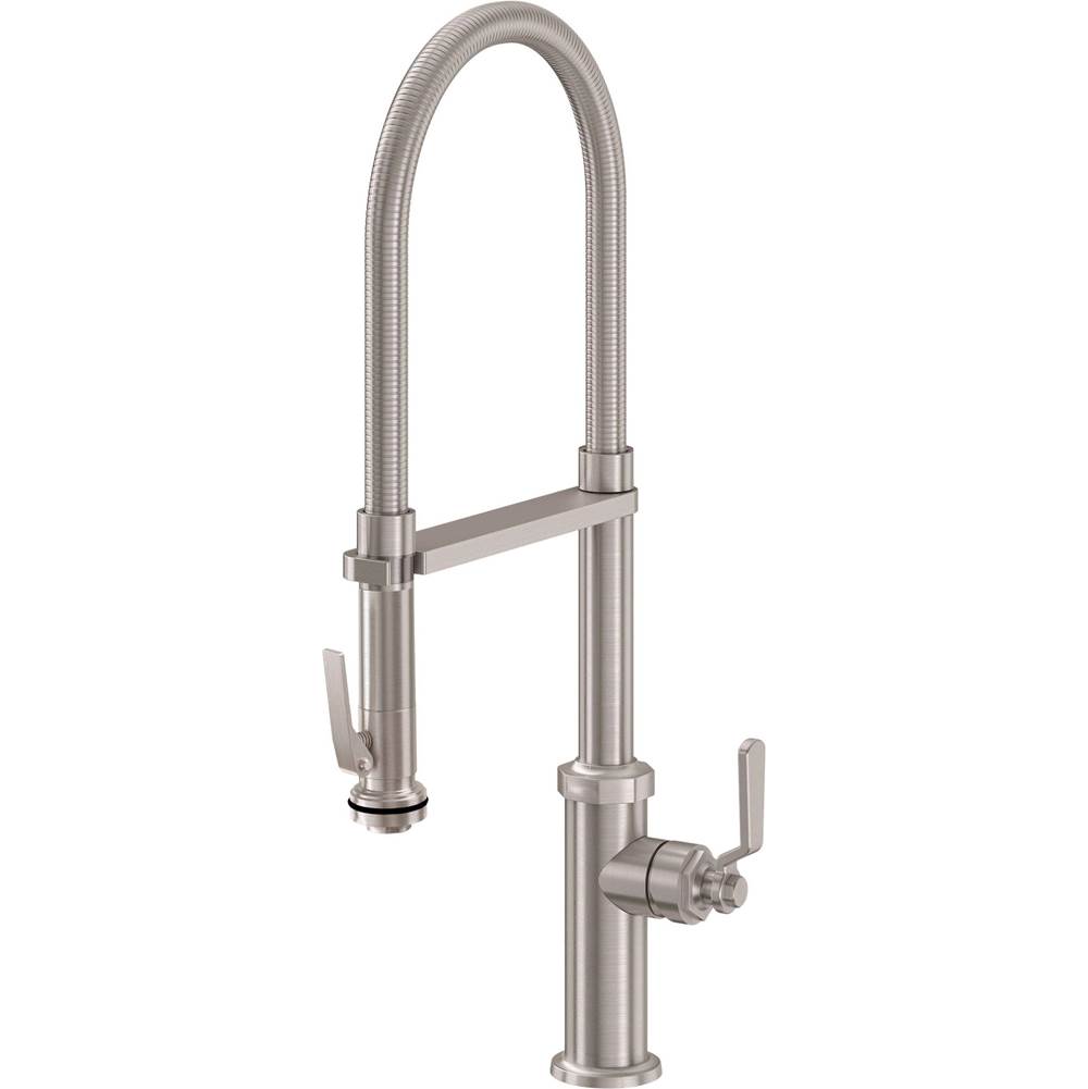 California Faucets Single Hole Kitchen Faucets item K30-150SQ-FL-LSG