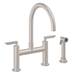 California Faucets - K51-120S-45-SB - Bridge Kitchen Faucets