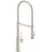 California Faucets - K51-150SQ-BST-MBLK - Single Hole Kitchen Faucets