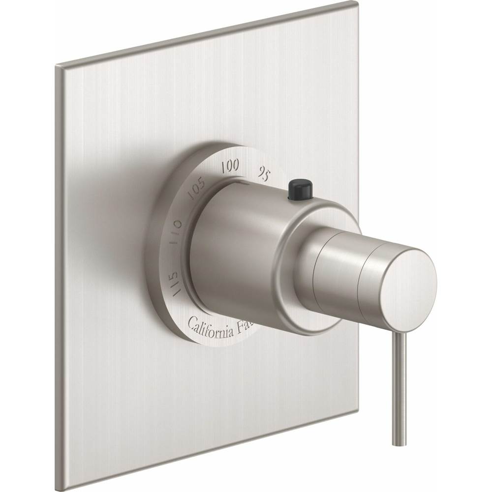 California Faucets Thermostatic Valve Trim Shower Faucet Trims item TO-THFN-52-PBU