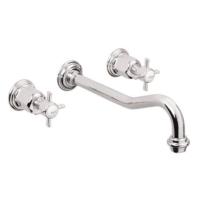 California Faucets Wall Mounted Bathroom Sink Faucets item TO-V3402-9-USS