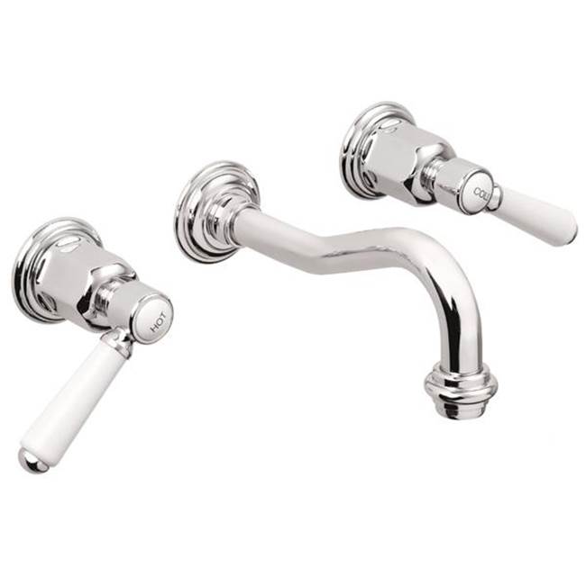 California Faucets Wall Mounted Bathroom Sink Faucets item TO-V3502-7-BTB