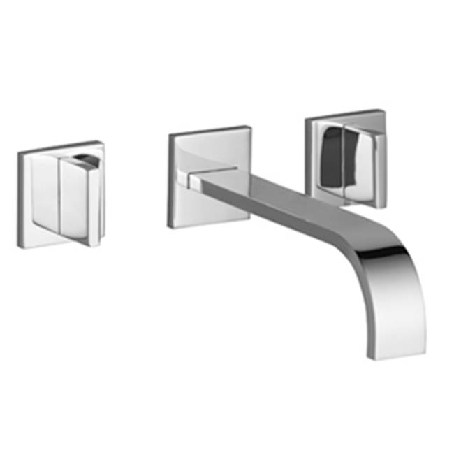 Russell HardwareDornbrachtMEM Wall-Mounted Three-Hole Lavatory Mixer Without Drain In Polished Chrome
