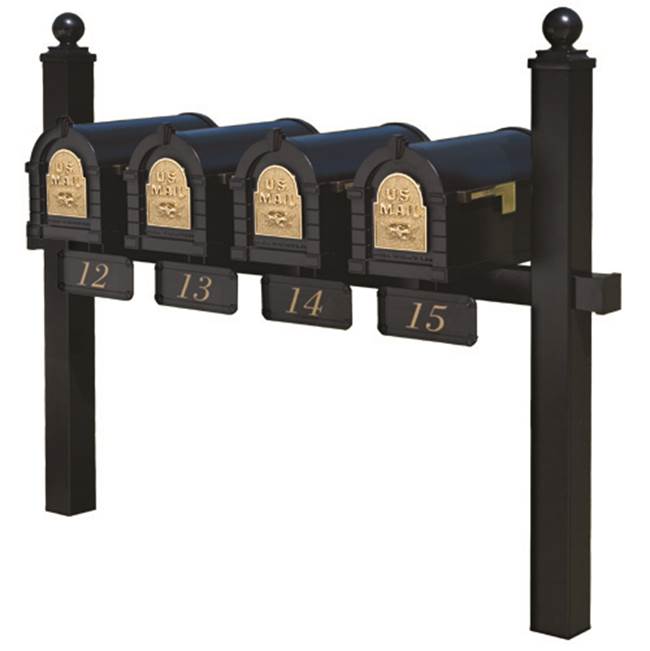 Gaines Manufacturing Mail Boxes Outdoor Living item KD4-ALM