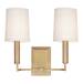 Hudson Valley Lighting - 812-AGB - Wall Sconce