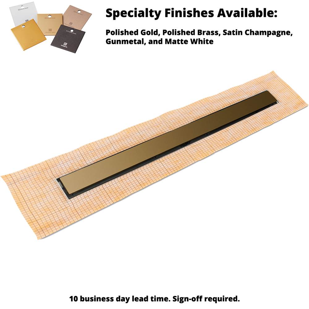 Infinity Drain Complete Kits Shower Drains item FCSSG 6560 SB