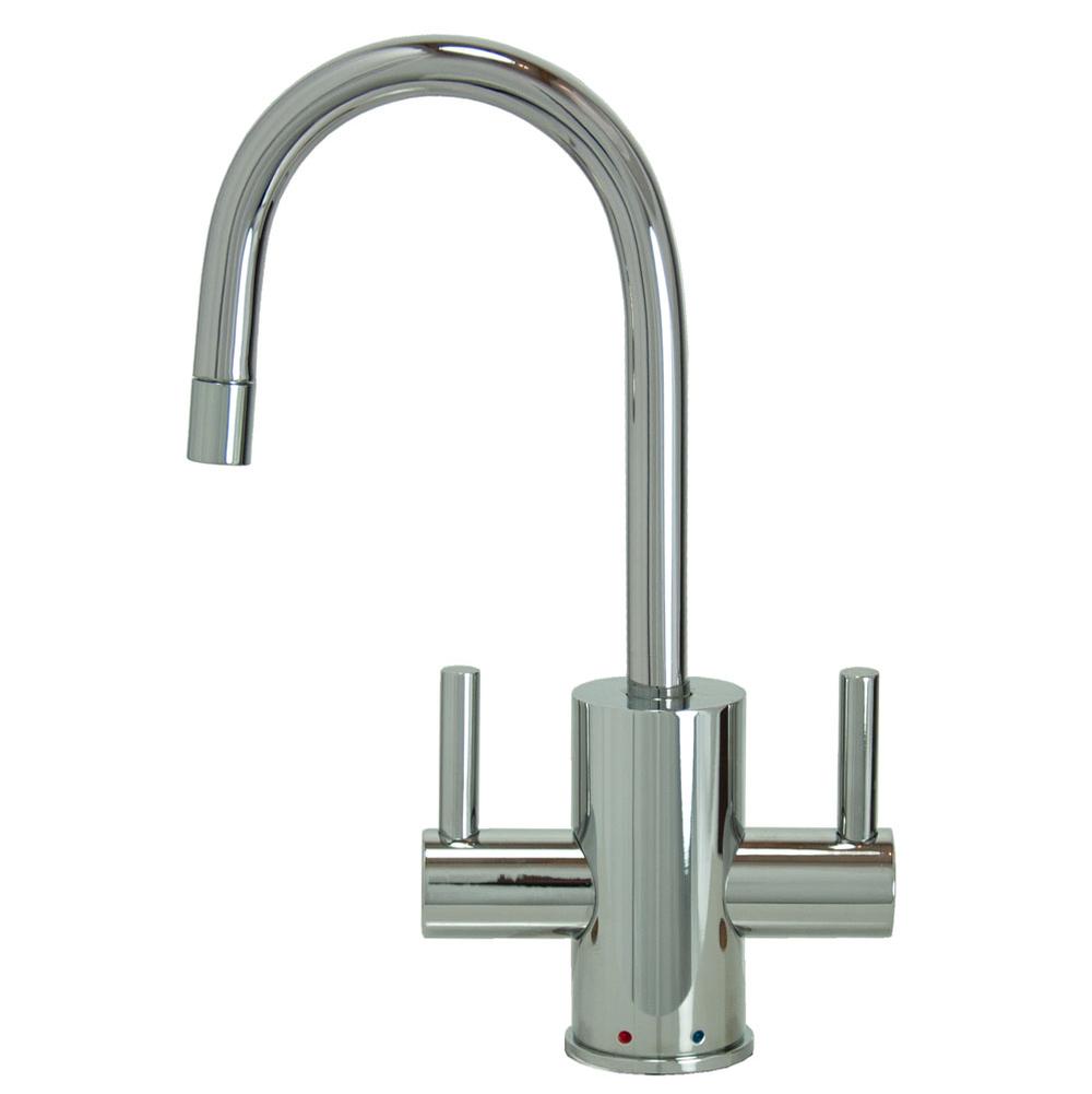 Russell HardwareMountain PlumbingHot & Cold Water Faucet with Contemporary Round Body & Handles