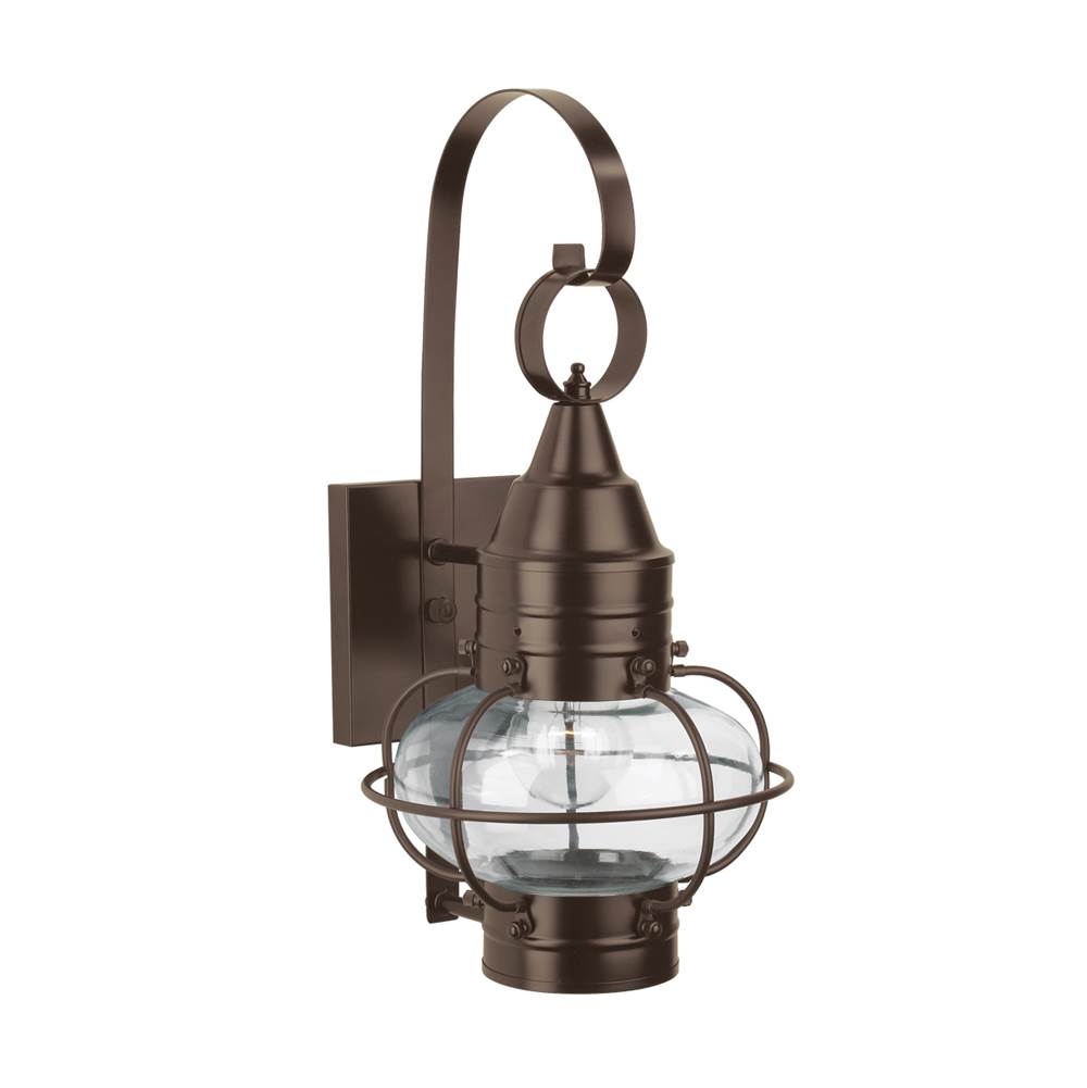 Russell HardwareNorwellClassic Onion Outdoor Wall Light - Bronze with Clear Glass