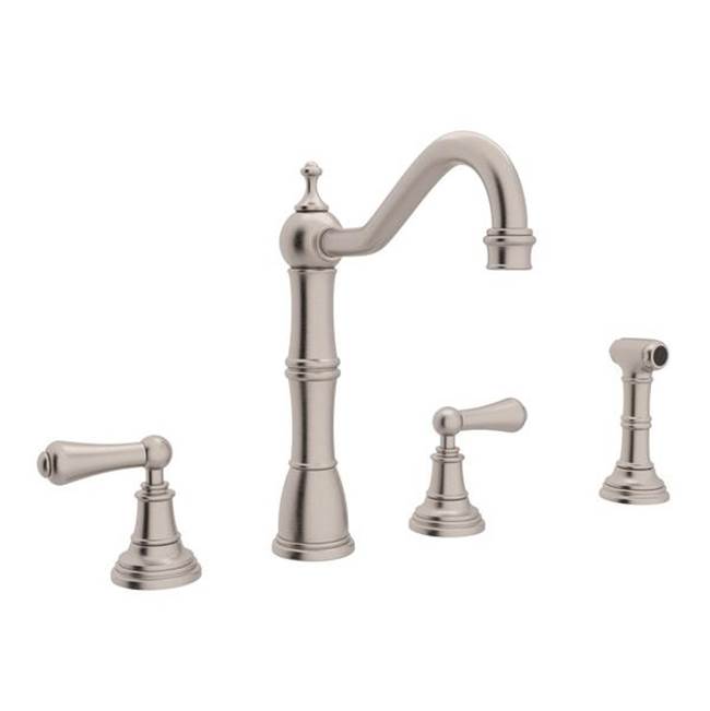 Rohl Deck Mount Kitchen Faucets item U.4776L-STN-2