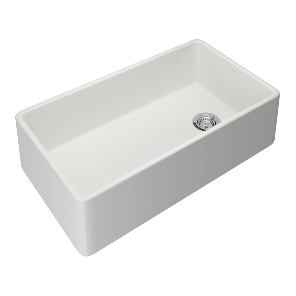 Russell HardwareRohlAllia™ 36'' Fireclay Single Bowl Farmhouse Apron Front Kitchen Sink