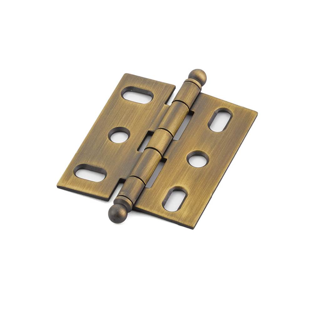Russell HardwareSchaub And CompanyHinge, Ball Tip Mortise, Antique Light Brass
