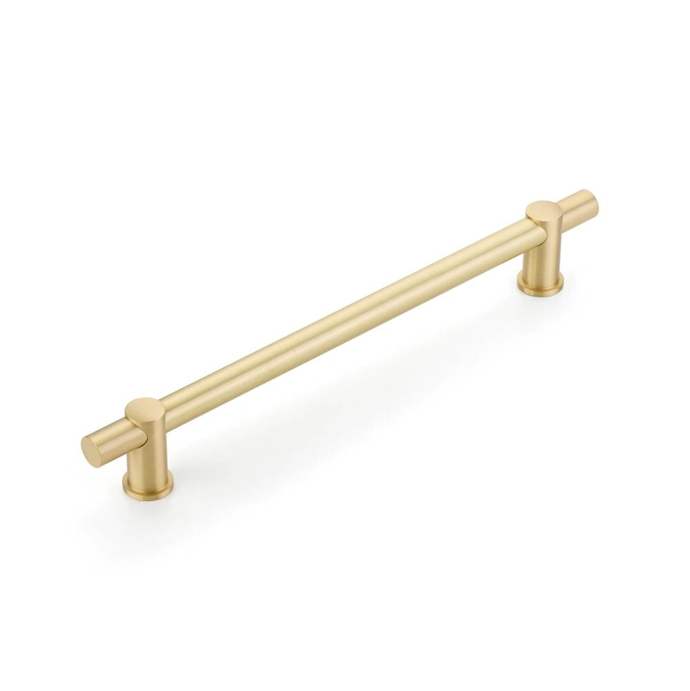 Russell HardwareSchaub And CompanyConcealed Surface, Appliance Pull, NON-Adjustable, Satin Brass, 12'' cc