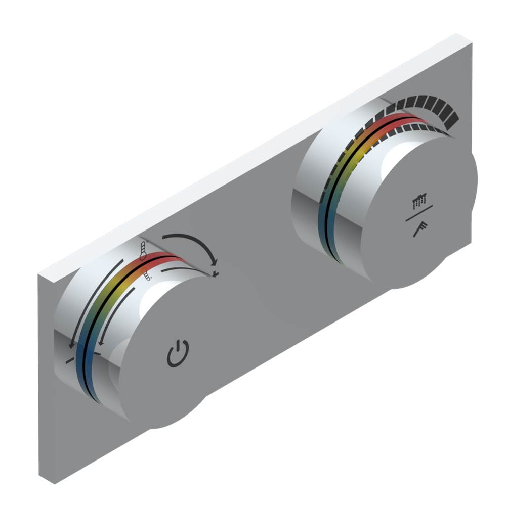 Russell HardwareTHGTrim for electronic wall-mounted shower control, on/off and temperature control, 2 functions