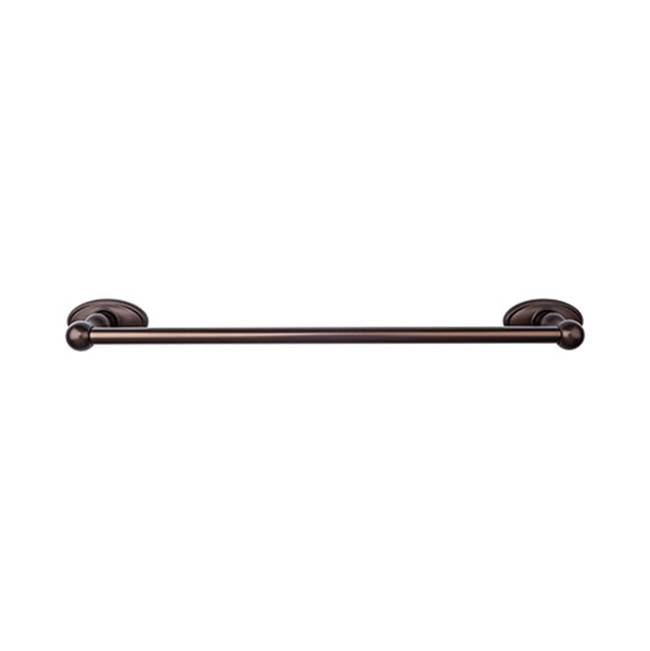 Russell HardwareTop KnobsEdwardian Bath Towel Bar 24 In. Single - Oval Backplate Oil Rubbed Bronze