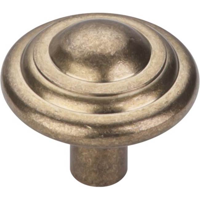 Russell HardwareTop KnobsAspen Button Knob 1 3/4 Inch Light Bronze