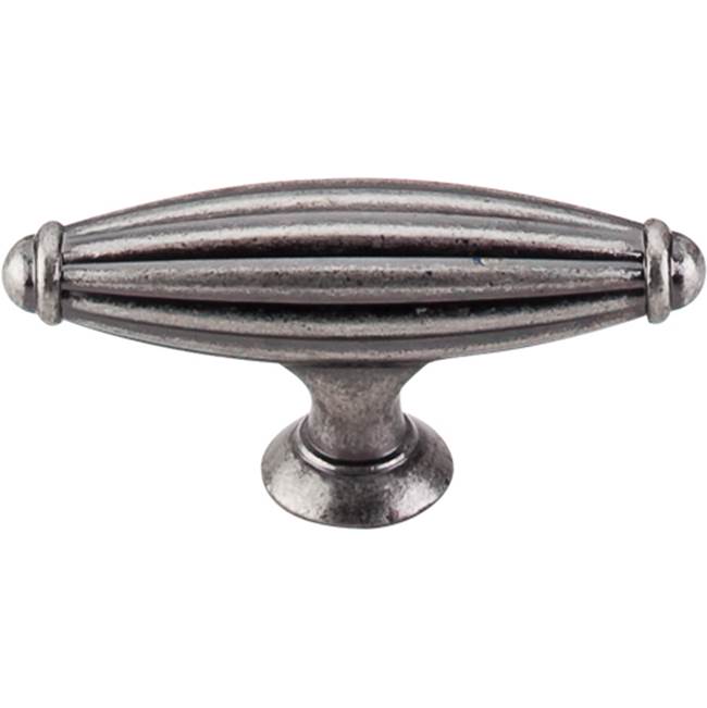 Russell HardwareTop KnobsTuscany T-Handle 2 5/8 Inch Pewter Antique
