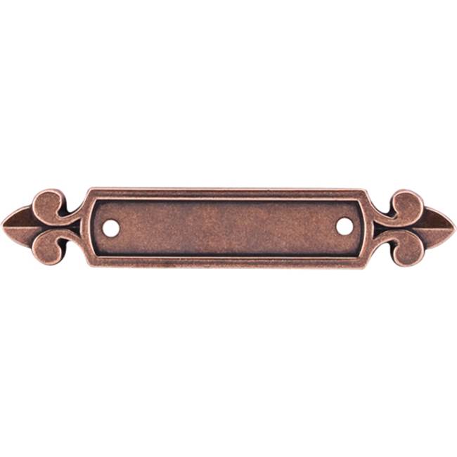 Russell HardwareTop KnobsDover Backplate 2 1/2 Inch Old English Copper