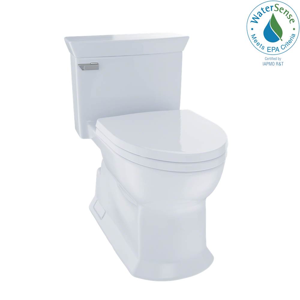 Russell HardwareTOTOToto® Eco Soirée® One Piece Elongated 1.28 Gpf Universal Height Skirted Toilet With Cefiontect, Cotton White