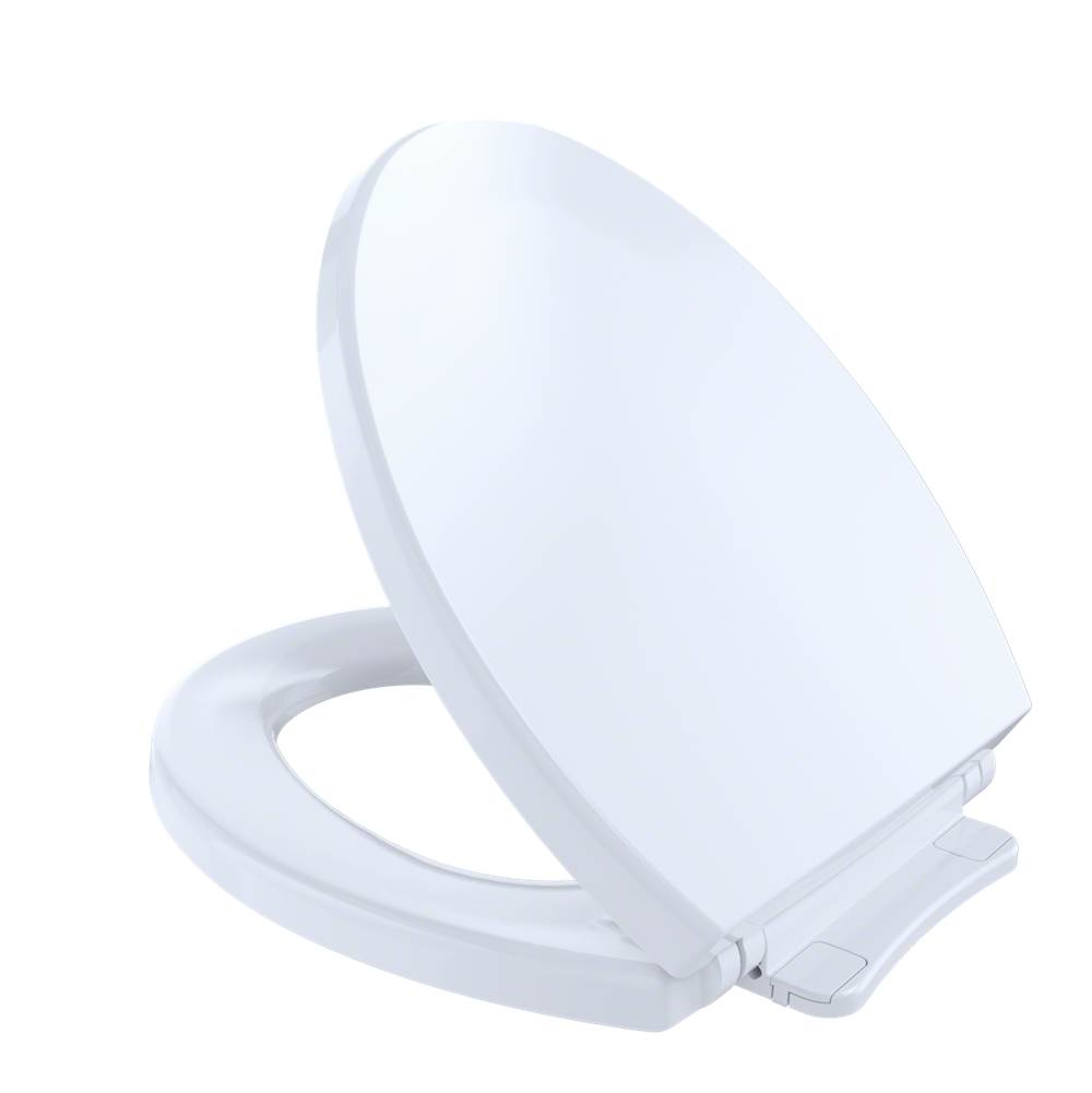 Russell HardwareTOTOToto® Softclose®Non Slamming, Slow Close Round Toilet Seat And Lid,Cotton White