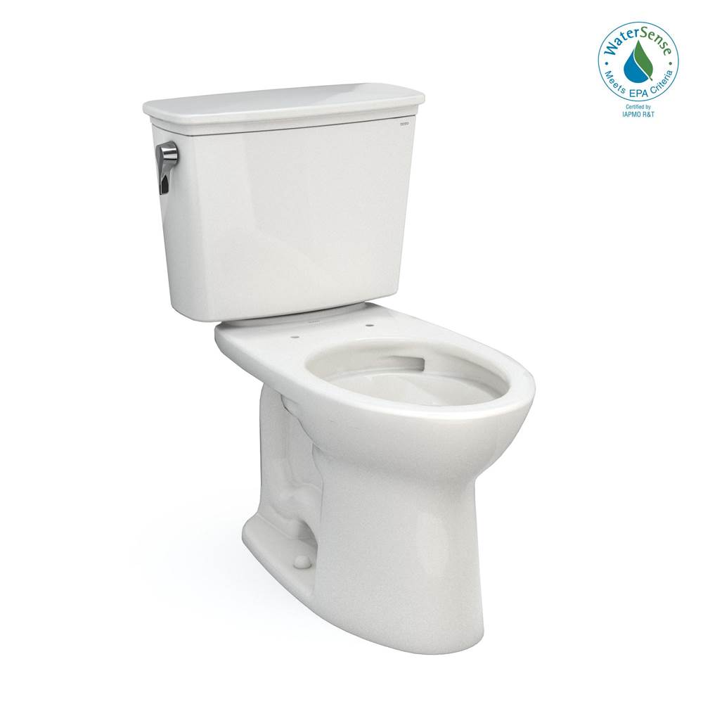 Russell HardwareTOTOToto® Drake® Transitional Two-Piece Elongated 1.28 Gpf Universal Height Tornado Flush® Toilet With Cefiontect®, Colonial White
