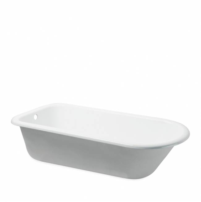 Russell HardwareWaterworksSaxby 61'' x 30'' x 18'' Drop In Oval Cast Iron Bathtub without Feet in Primed