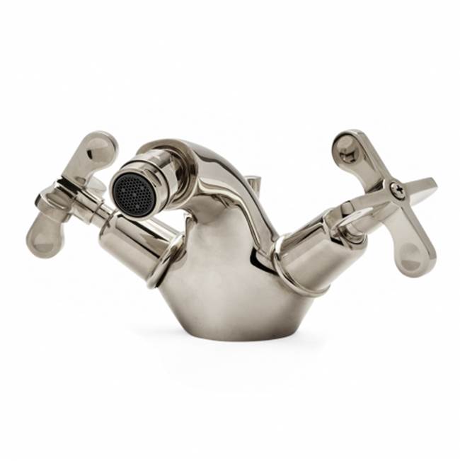 Russell HardwareWaterworksHenry One Hole Bidet Fitting with Cross Handles in Chrome