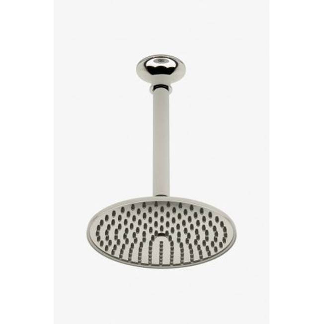 Russell HardwareWaterworksDISCONTINUED Dash Ceiling Mounted 8'' Shower Head, Arm and Flange in Carbon, 1.75gpm