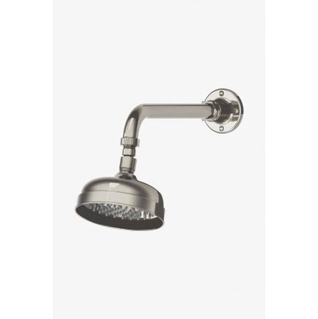 Russell HardwareWaterworksDISCONTINUED  Regulator Wall Mounted 6'' Shower Rose, Arm and Flange in Carbon, 1.75gpm