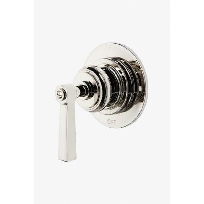 Russell HardwareWaterworksDISCONTINUED Aero Three Way Diverter Valve Trim for Thermostatic with Metal Lever Handle in Sovereign