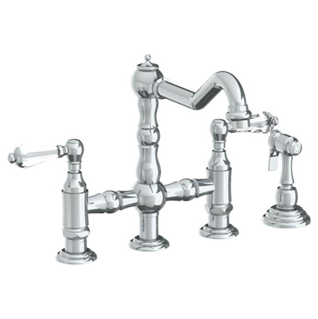 Russell HardwareWatermarkDeck Mounted Bridge Kitchen Faucet with Side Spray