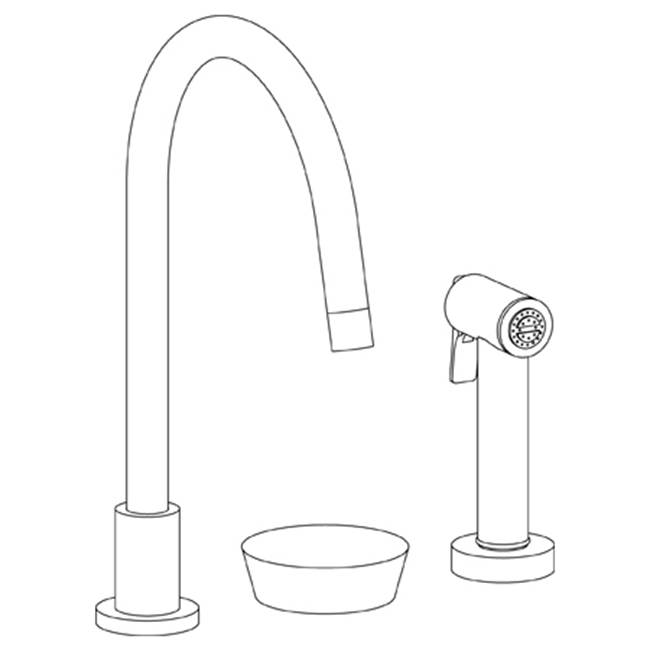 Watermark Deck Mount Kitchen Faucets item 36-7.1.3GA-CM-GP