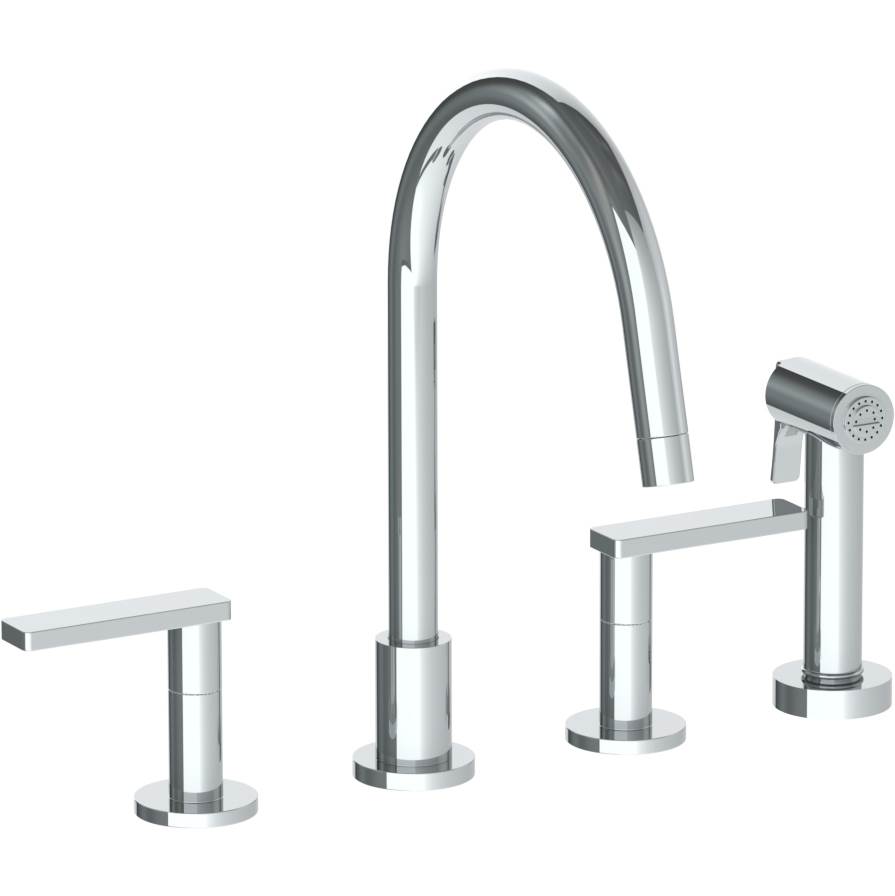 Watermark Deck Mount Kitchen Faucets item 70-7.1G-RNS4-PC