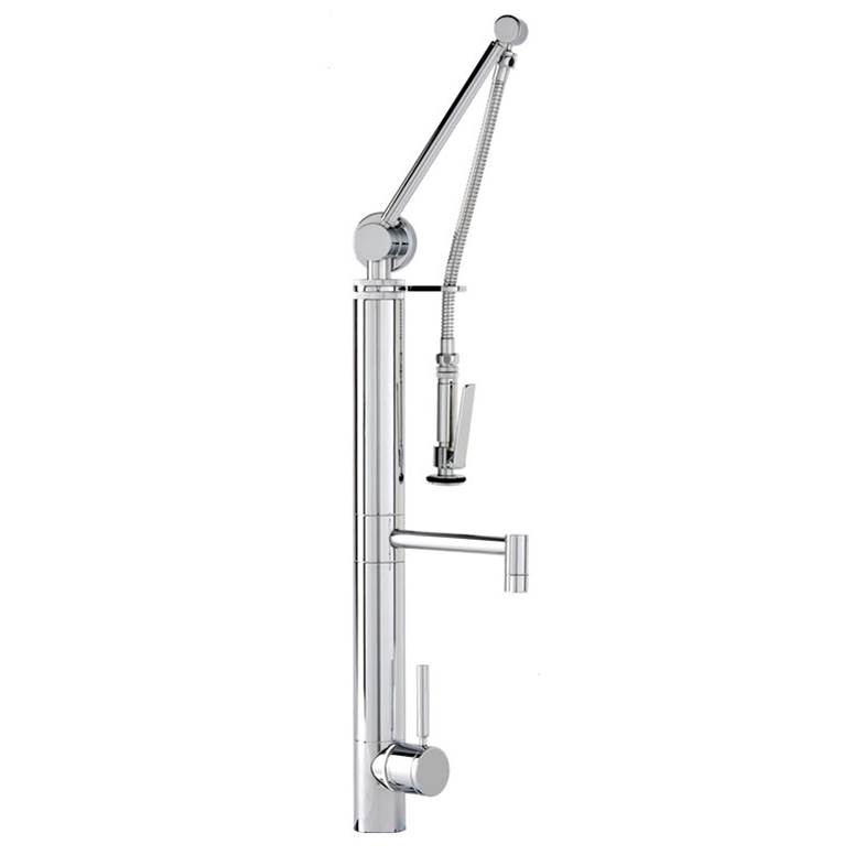 Russell HardwareWaterstoneWaterstone Contemporary Gantry Pulldown Faucet - Straight Spout - 2pc. Suite