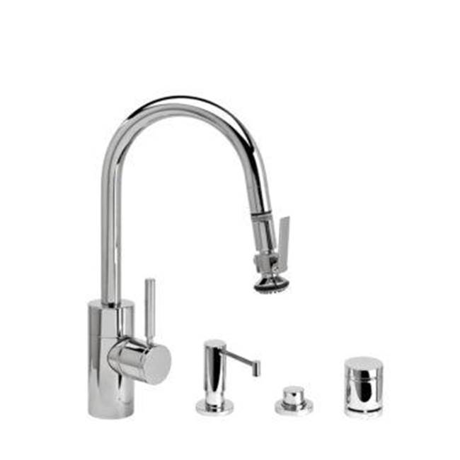 Waterstone Pull Down Bar Faucets Bar Sink Faucets item 5940-4-PB
