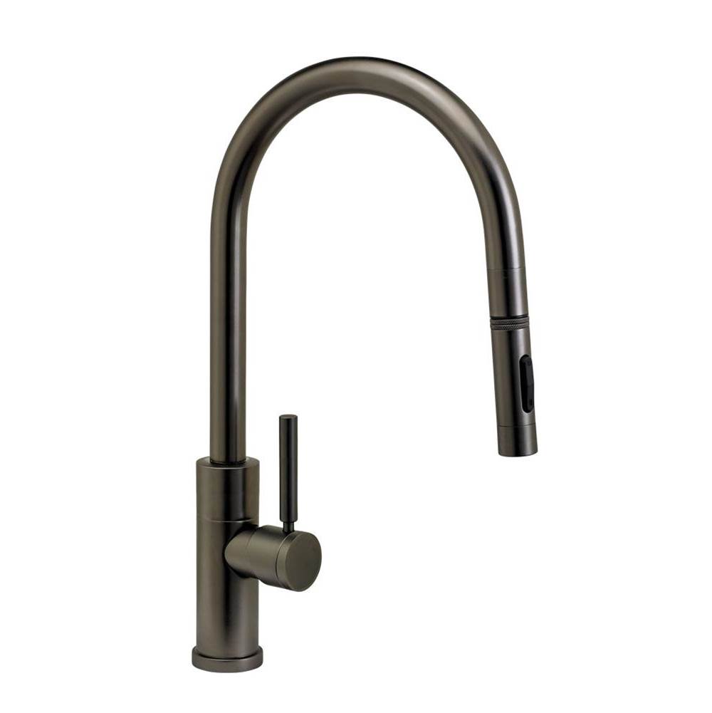 Russell HardwareWaterstoneWaterstone Modern PLP Pulldown Faucet - Toggle Sprayer - Angled Spout - 4pc. Suite